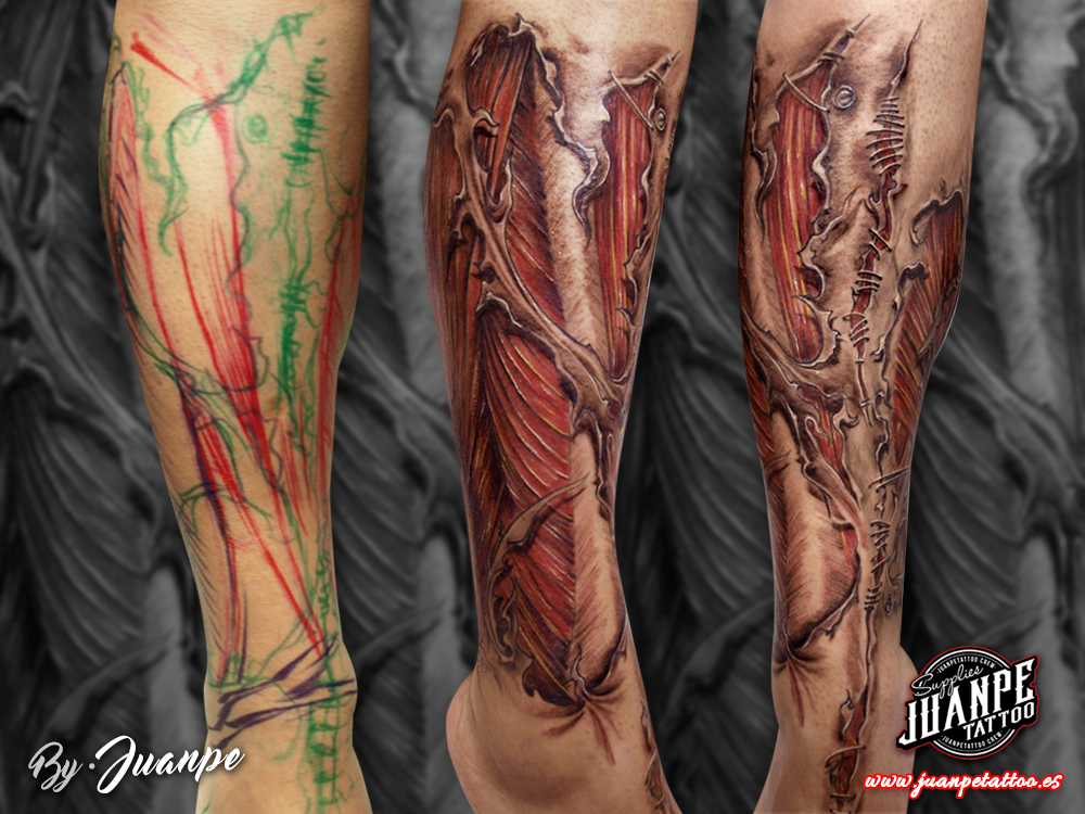 tattoo biomecanico 3d musculos juanpetattoo - estudio de tatuajes Tattoo biomecanico 3d musculos juanpetattoo