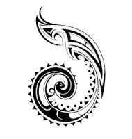 tatuaje maorie koru