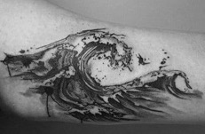 tatuajes de olas
